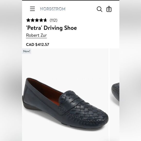 Robert Zur 'Petra' Driving Shoe Buttery Soft Leather Woven Detailing - Picture 14 of 14